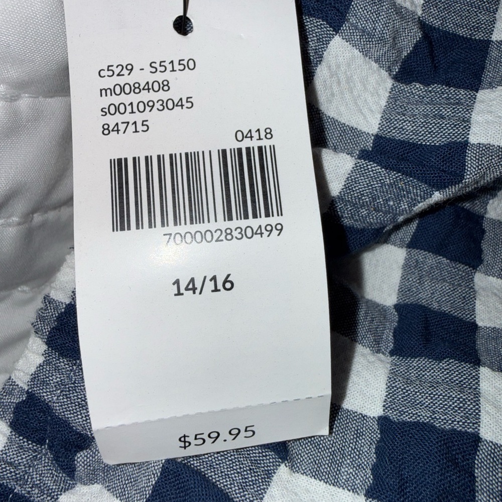 Women's Off-Shoulder Gingham Top - Picture 2 of 6